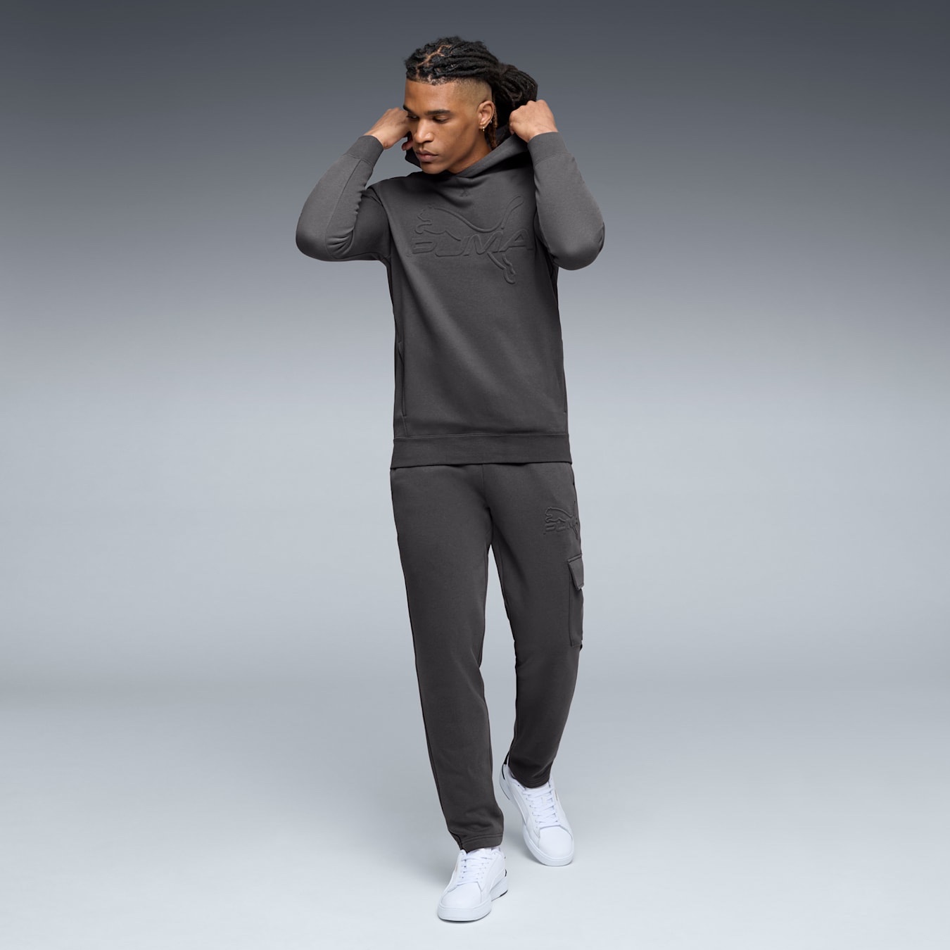 Костюм Puma чоловічий сірий 690423 44