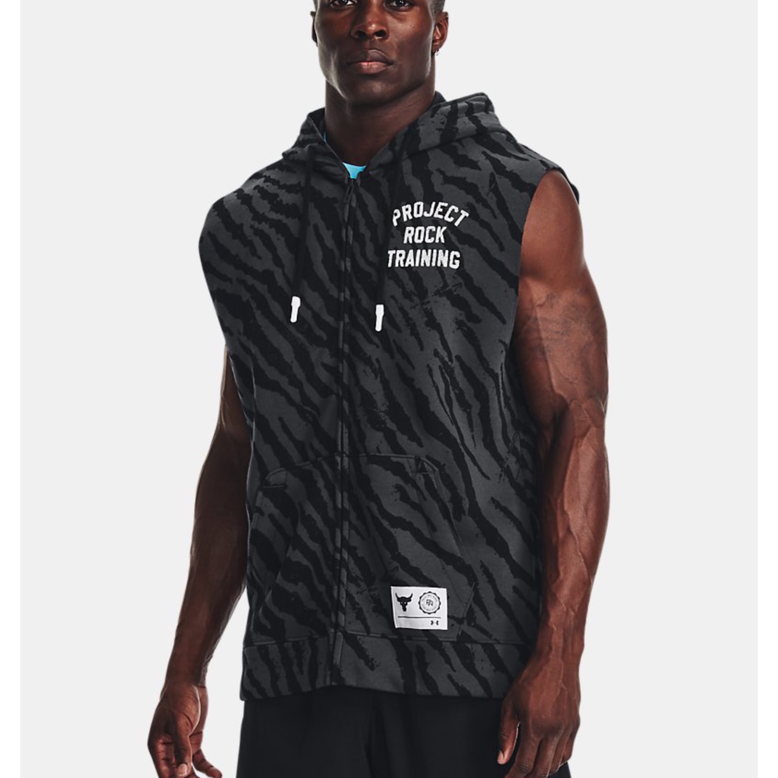 Жилетка Under Armour чоловіча сіро-чорна 1377444