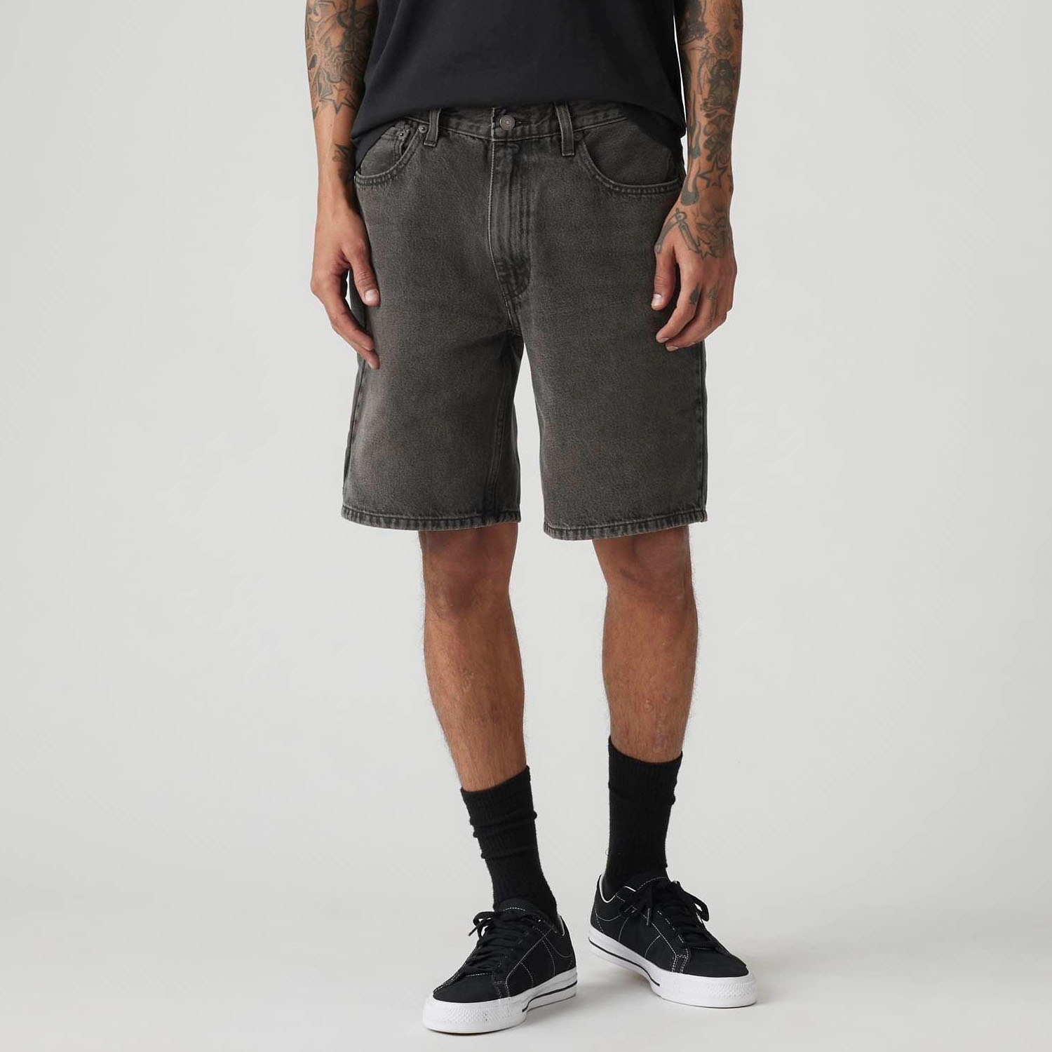 Шорти Levi’s 454 чоловічі темно-сірі 000YB0012