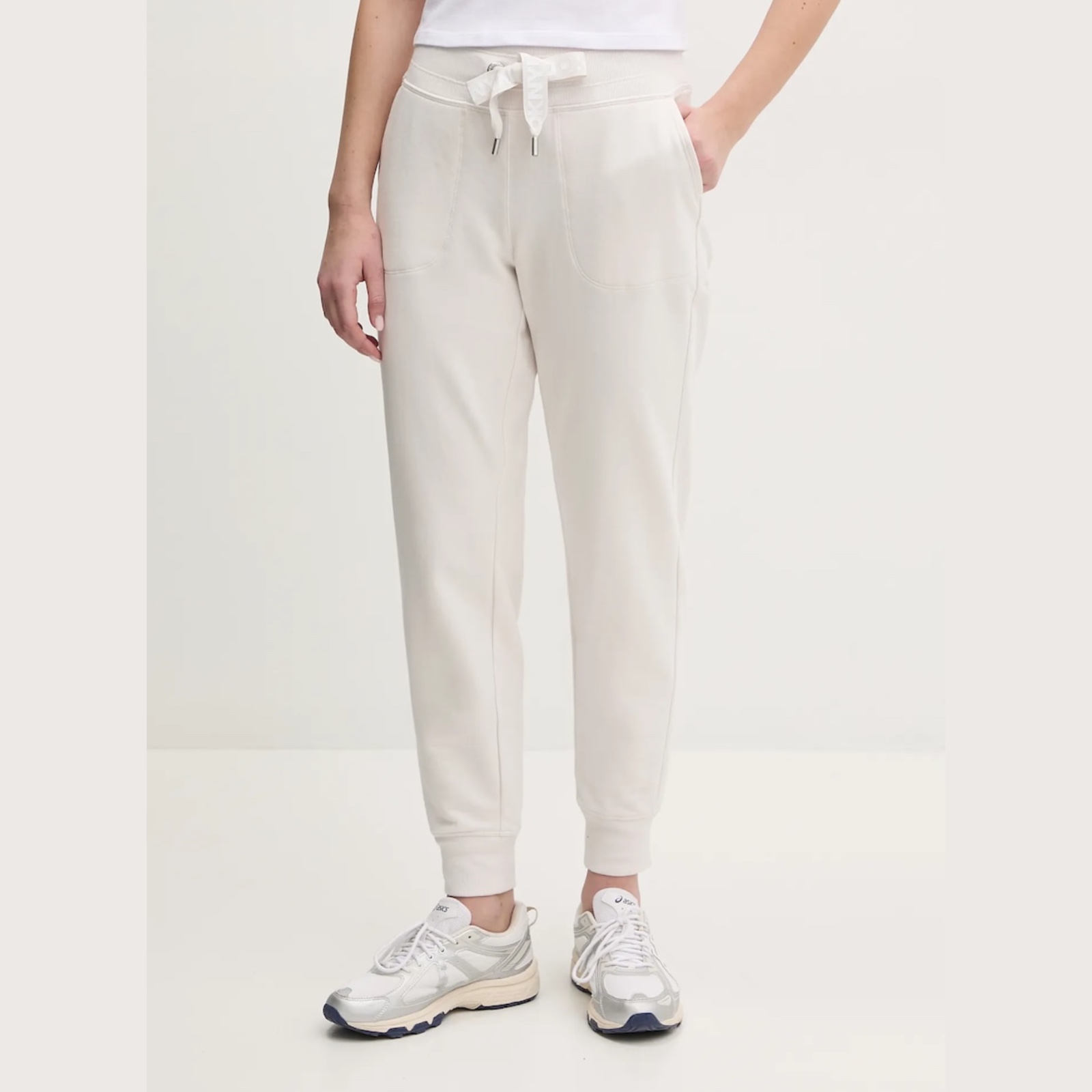 Штани DKNY жіночі бежеві DP5P3496 y4n