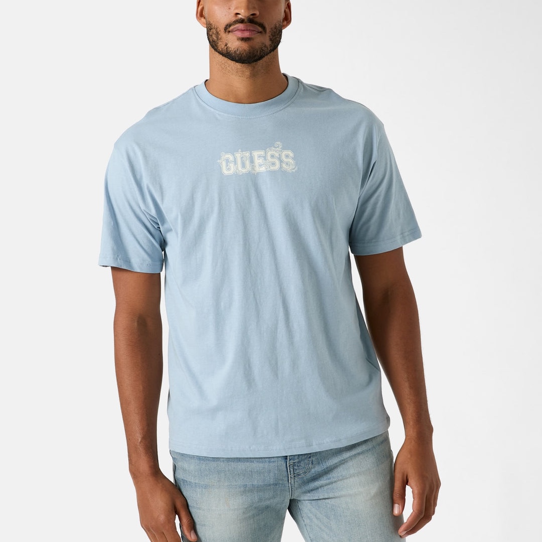 Футболка Guess чоловіча блакитна X60IB3K3567